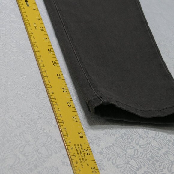 Diane Gilman Women's Dark Grey Jeans Size 12P with silver stud embellished - Picture 9 of 12